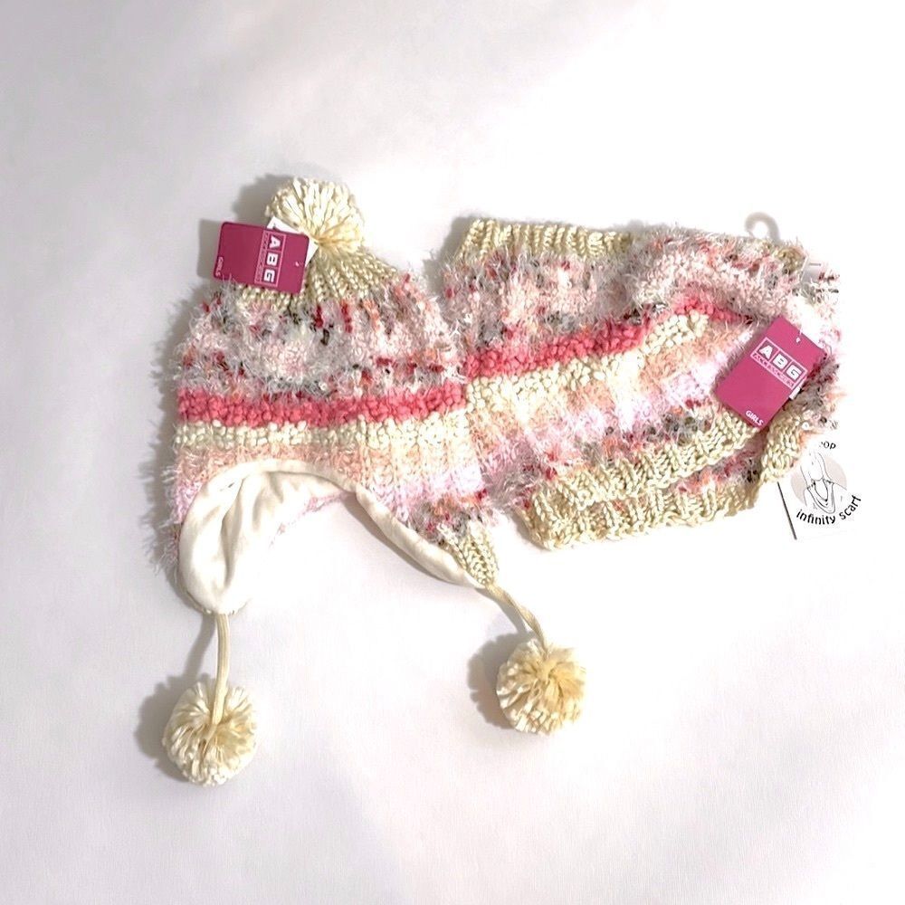 ABG Girls Hat and Scarf Set